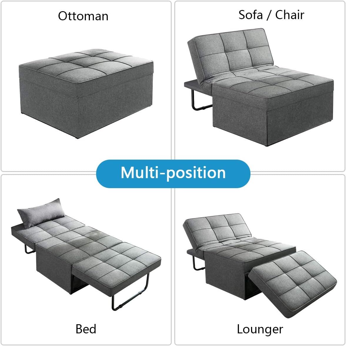 💥Almost Sold Out🔥4 in 1 Multifunctional Folding Sofa Bed