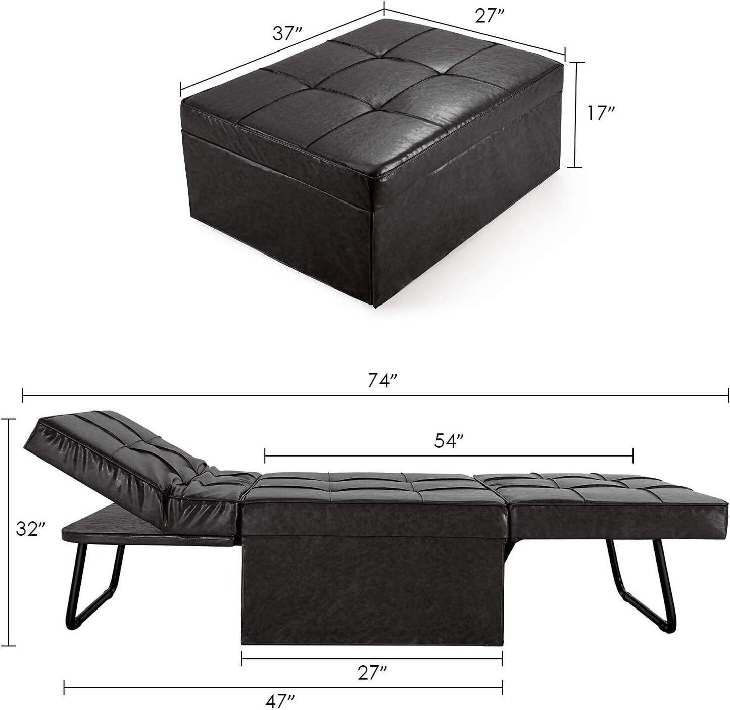 💥Almost Sold Out🔥4 in 1 Multifunctional Folding Sofa Bed